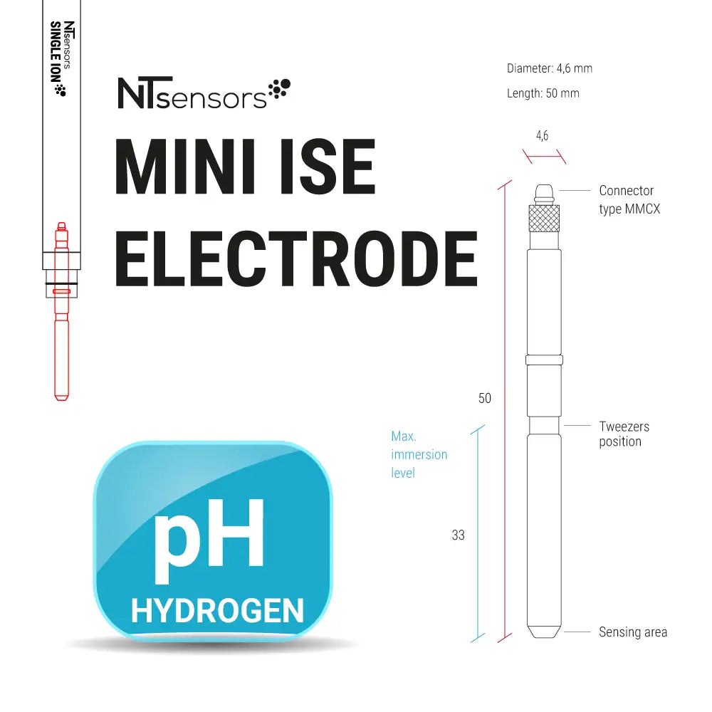 Mini pH ISE Electrode